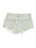 Edikted 100% Cotton Hearts Green Denim Shorts Size XS - photo 2