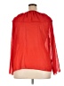 ELOQUII 100% Polyester Red Long Sleeve Blouse Size 18 Plus - photo 2