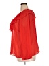 ELOQUII 100% Polyester Red Long Sleeve Blouse Size 18 Plus - photo 5