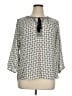 DR2 100% Polyester Ivory 3/4 Sleeve Blouse Size XL - photo 1