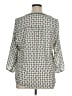 DR2 100% Polyester Ivory 3/4 Sleeve Blouse Size XL - photo 2