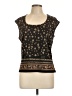 Apostrophe Brown Sleeveless Blouse Size L - photo 1