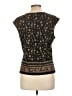 Apostrophe Brown Sleeveless Blouse Size L - photo 2