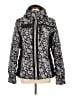 Obermeyer 100% Polyester Print Black Snow Jacket Size 12 - photo 1