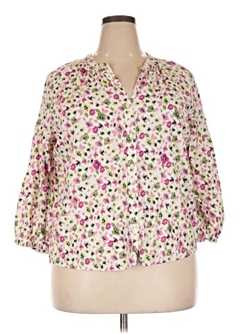 St. John's Bay 3/4 Sleeve Blouse (view 1)