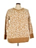 Torrid Animal Print Tan Pullover Sweater Size 3X Plus (3) - photo 1