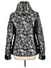 Obermeyer 100% Polyester Print Black Snow Jacket Size 12 - photo 2