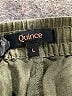 Quince 100% Linen Solid Green Athletic Shorts Size L - photo 3