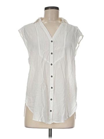 Maeve Sleeveless Button-Down Shirt (view 1)