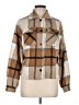 Shein Plaid Brown Jacket Size 6 - photo 1