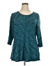 Alala Teal 3/4 Sleeve Top Size XL (estimated) - photo 1