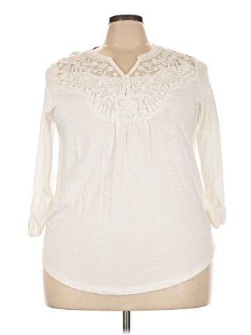 Style&Co 3/4 Sleeve T-Shirt (view 1)