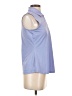 Greg Norman Blue Sleeveless Blouse Size S - photo 4