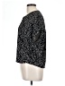 Xhilaration 100% Polyester Polka Dots Black Short Sleeve Blouse Size L - photo 5