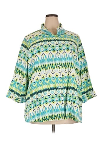 Ali Miles 3/4 Sleeve Blouse (view 1)