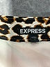 Express 100% Polyester Animal Print Brown Casual Skirt Size 12 - photo 4