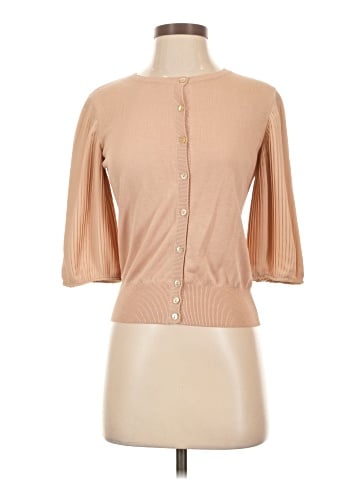 RED Valentino Vintage Pleated Sleeve Cardigan (view 1)