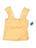 Lands' End Yellow Swimsuit Top Size 12 - photo 1