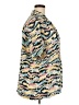 DonnKenny Classics 100% Polyester Print Gold Short Sleeve Blouse Size 2X (estimated) - photo 4