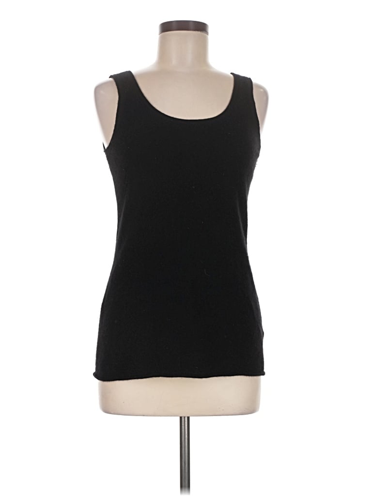 Pre-owned Tahari Sweater Vest In Black
