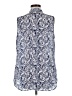 CAbi 100% Polyester Blue Sleeveless Blouse Size M - photo 2