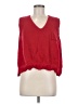 Shein 100% Polyester Red Pullover Sweater Size 8 - 10 - photo 1