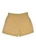 Nine West 100% Polyester Solid Gold Khaki Shorts Size L - photo 1