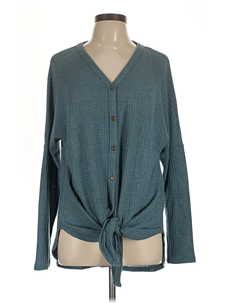 Pre-owned Miholl Cardigan Sweater In Teal