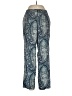 J.Crew 100% Silk Paisley Blue Silk Pants Size 8 (petite) - photo 1