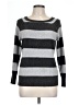 Caslon Stripes Gray Pullover Sweater Size L - photo 1