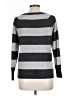 Caslon Stripes Gray Pullover Sweater Size L - photo 2