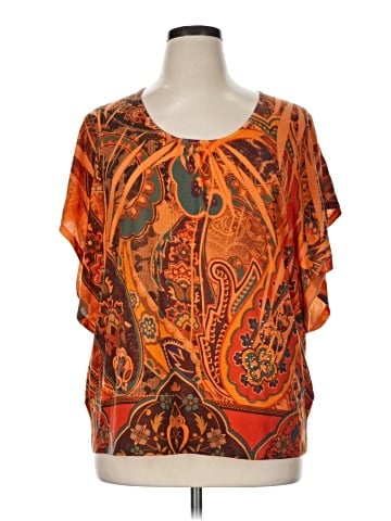 Susan Lawrence Short Sleeve Blouse (view 1)