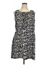 Mango Print Black Casual Dress Size XL - photo 1