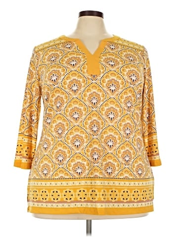Charter Club 3/4 Sleeve Blouse (view 1)