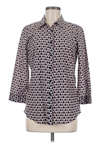 JCPenney 3/4 Sleeve Button-Down Shirt (view 1)