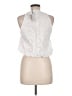 Zara 100% Cotton Ivory White Sleeveless Blouse Size M - photo 2
