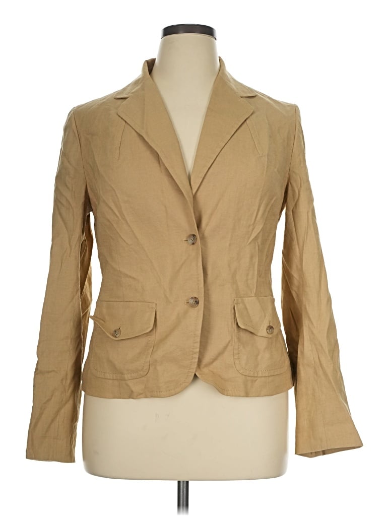 Pre-owned Banana Republic Blazer Jacket In Tan