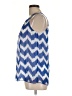 Iz Byer Blue Sleeveless Blouse Size L - photo 5