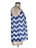 Iz Byer Blue Sleeveless Blouse Size L - photo 4