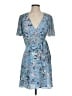 BCBGMAXAZRIA 100% Polyester Paisley Blue Cocktail Dress Size S - photo 1