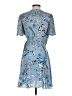 BCBGMAXAZRIA 100% Polyester Paisley Blue Cocktail Dress Size S - photo 2