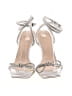 Aldo Silver Sandals Size 8 - photo 2