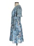 BCBGMAXAZRIA 100% Polyester Paisley Blue Cocktail Dress Size S - photo 5