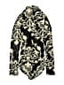 Monaco Paisley Black Long Sleeve Blouse Size XS (estimated) - photo 2