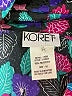Koret 100% Polyester Floral Blue Long Sleeve Blouse Size 10 - photo 4