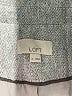Ann Taylor LOFT 100% Cotton Chevron-herringbone Gray Blazer Size 14 - photo 6