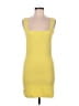 Future Collective Solid Yellow Casual Dress Size M - photo 1