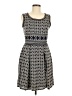 Max Studio Argyle Gray Casual Dress Size M - photo 1