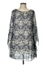 Truth NYC 100% Polyester Blue 3/4 Sleeve Blouse Size L - photo 1