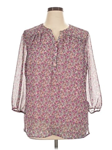 St. John's Bay 3/4 Sleeve Blouse (view 1)